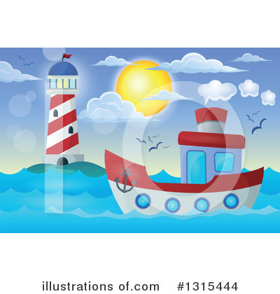 Tug Boat Clipart #1315444 by visekart