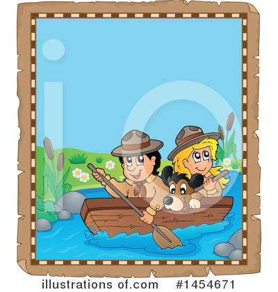 Royalty-Free (RF) Boat Clipart Illustration by visekart - Stock Sample #1454671