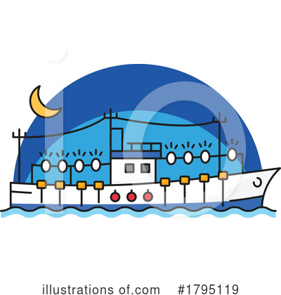 Royalty-Free (RF) Boat Clipart Illustration by Vector Tradition SM - Stock Sample #1795119