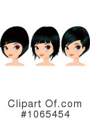 Bob Hairstyle Clipart #1065454 by Melisende Vector