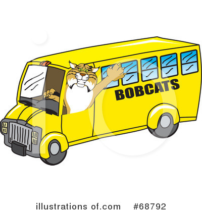 Bus Driver Clipart #68792 by Mascot Junction