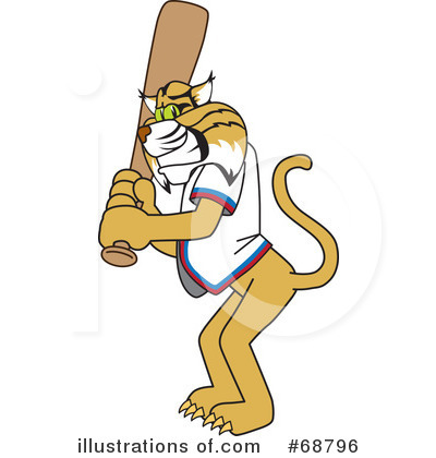 Royalty-Free (RF) Bobcat Character Clipart Illustration by Mascot Junction - Stock Sample #68796