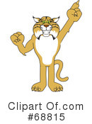 Bobcat Character Clipart #68815 by Mascot Junction
