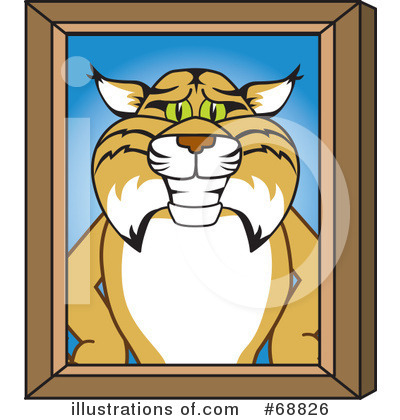 Royalty-Free (RF) Bobcat Character Clipart Illustration by Mascot Junction - Stock Sample #68826