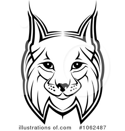 Bobcat Clipart #1062487 by Vector Tradition SM