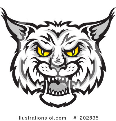 Bobcat Clipart #1202835 by Vector Tradition SM