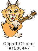 Bobcat Clipart #1280447 by Dennis Holmes Designs