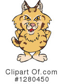 Bobcat Clipart #1280450 by Dennis Holmes Designs