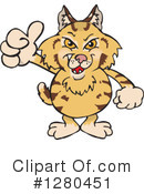Bobcat Clipart #1280451 by Dennis Holmes Designs