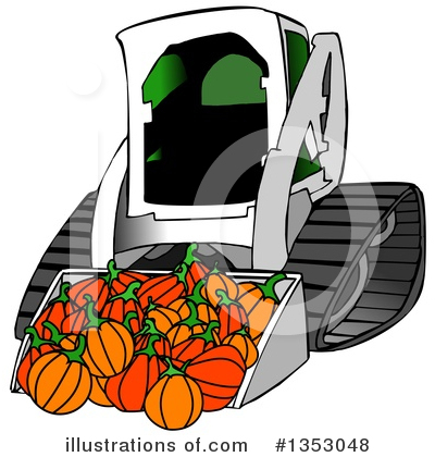 Halloween Pumpkin Clipart #1353048 by djart