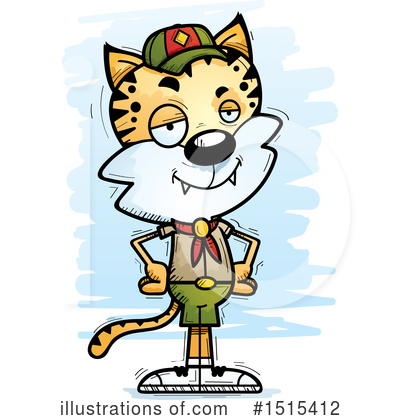 Royalty-Free (RF) Bobcat Clipart Illustration by Cory Thoman - Stock Sample #1515412