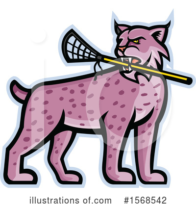 Royalty-Free (RF) Bobcat Clipart Illustration by patrimonio - Stock Sample #1568542