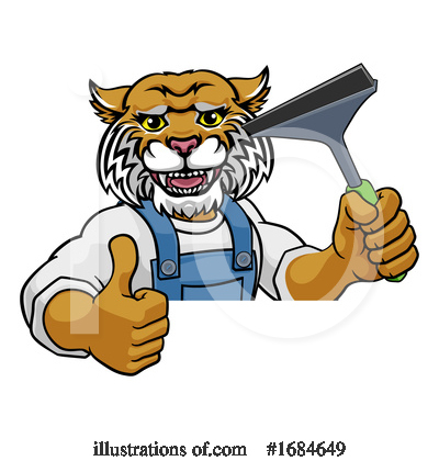 Royalty-Free (RF) Bobcat Clipart Illustration by AtStockIllustration - Stock Sample #1684649