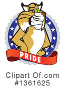 Bobcat School Mascot Clipart #1361625 by Mascot Junction