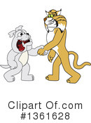 Bobcat School Mascot Clipart #1361628 by Mascot Junction