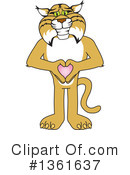 Bobcat School Mascot Clipart #1361637 by Mascot Junction