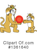 Bobcat School Mascot Clipart #1361640 by Mascot Junction
