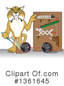 Bobcat School Mascot Clipart #1361645 by Mascot Junction