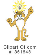 Bobcat School Mascot Clipart #1361648 by Mascot Junction