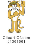 Bobcat School Mascot Clipart #1361661 by Toons4Biz