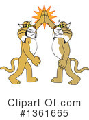 Bobcat School Mascot Clipart #1361665 by Toons4Biz