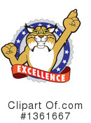 Bobcat School Mascot Clipart #1361667 by Mascot Junction