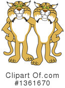 Bobcat School Mascot Clipart #1361670 by Toons4Biz