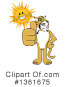 Bobcat School Mascot Clipart #1361675 by Mascot Junction