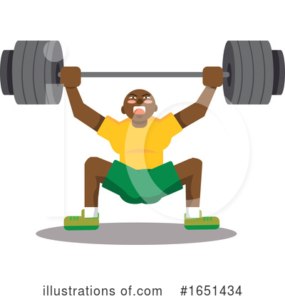 Royalty-Free (RF) Body Builder Clipart Illustration by Morphart Creations - Stock Sample #1651434