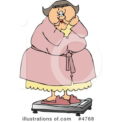 Royalty-Free (RF) Body Weight Clipart Illustration by djart - Stock Sample #4768