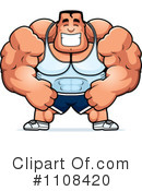 Bodybuilder Clipart #1108420 by Cory Thoman