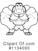 Bodybuilder Clipart #1134090 by Cory Thoman