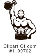 Bodybuilder Clipart #1199702 by Vector Tradition SM