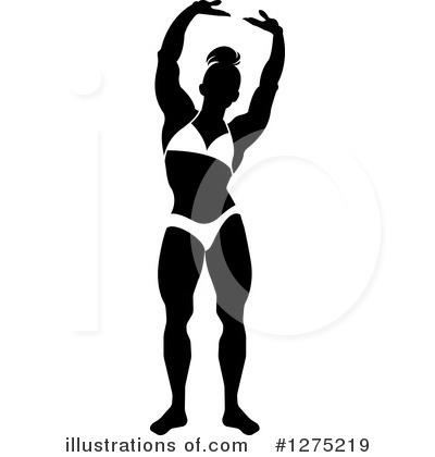 Royalty-Free (RF) Bodybuilder Clipart Illustration by Lal Perera - Stock Sample #1275219