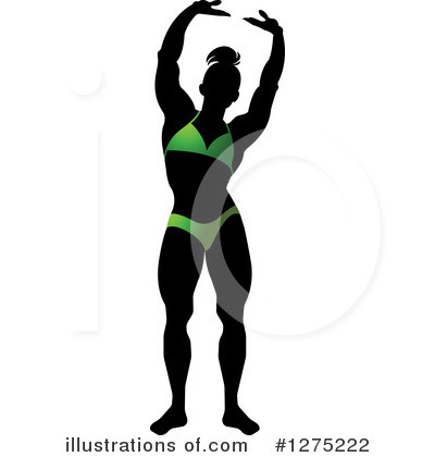 Royalty-Free (RF) Bodybuilder Clipart Illustration by Lal Perera - Stock Sample #1275222