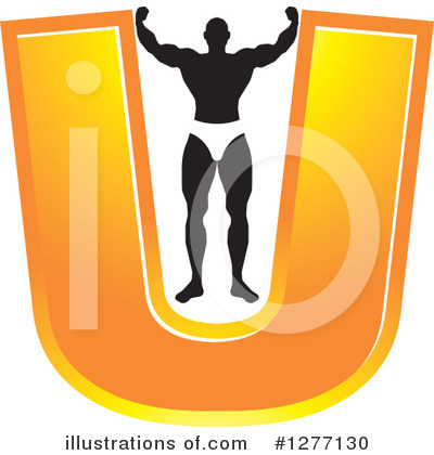 Royalty-Free (RF) Bodybuilder Clipart Illustration by Lal Perera - Stock Sample #1277130