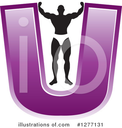 Royalty-Free (RF) Bodybuilder Clipart Illustration by Lal Perera - Stock Sample #1277131