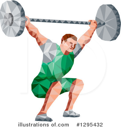 Royalty-Free (RF) Bodybuilder Clipart Illustration by patrimonio - Stock Sample #1295432