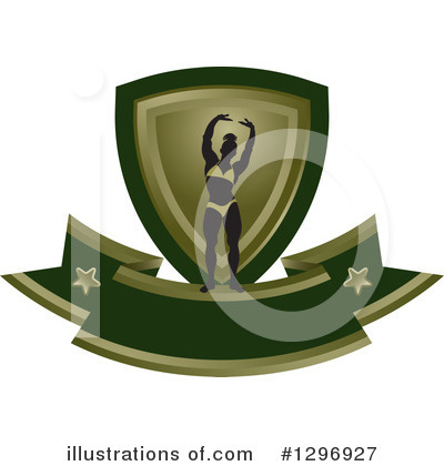 Royalty-Free (RF) Bodybuilder Clipart Illustration by Lal Perera - Stock Sample #1296927