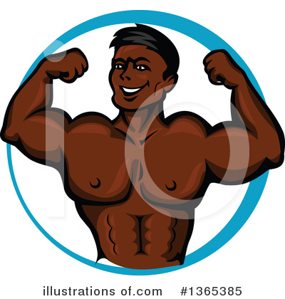 Black Man Clipart #1365385 by Vector Tradition SM