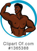 Bodybuilder Clipart #1365388 by Vector Tradition SM