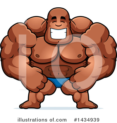 Bodybuilder Clipart #1434939 by Cory Thoman