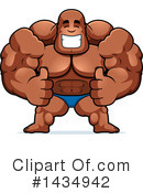 Bodybuilder Clipart #1434942 by Cory Thoman