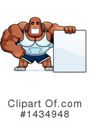Bodybuilder Clipart #1434948 by Cory Thoman