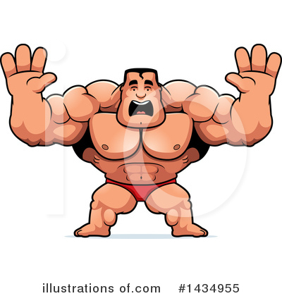 Bodybuilder Clipart #1434955 by Cory Thoman