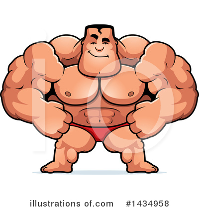 Bodybuilding Clipart #1434958 by Cory Thoman