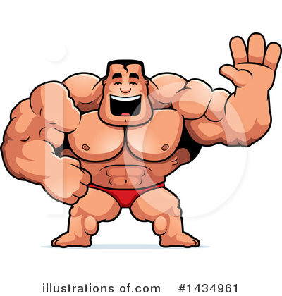 Bodybuilder Clipart #1434961 by Cory Thoman