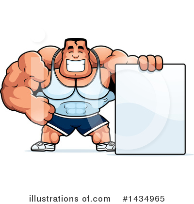 Bodybuilder Clipart #1434965 by Cory Thoman