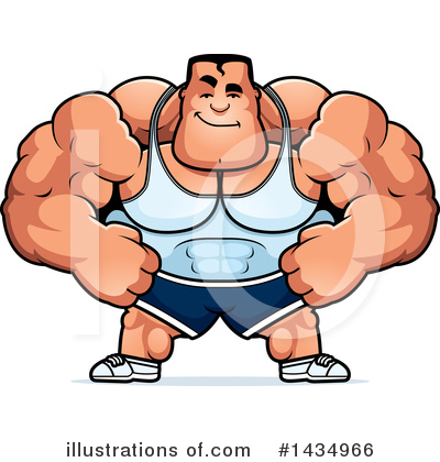 Bodybuilder Clipart #1434966 by Cory Thoman