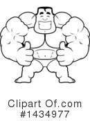 Bodybuilder Clipart #1434977 by Cory Thoman